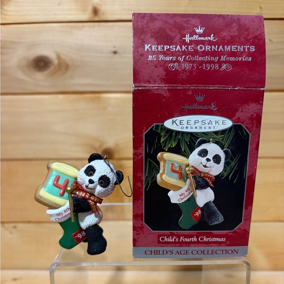 Vintage Hallmark Childs Age Collection Ornaments - Age 1 - 5 - Picture 5 of 7